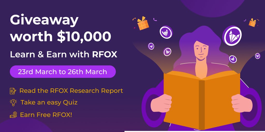 bitbns's tweet photo. $RFOX is coming soon on Bitbns!

Till then learn about @RFOX_Official and take the quiz to earn. 

Giveaway worth $10,000!

Follow: https://t.co/IXaQYkajdX https://t.co/ZBky0S7oDp