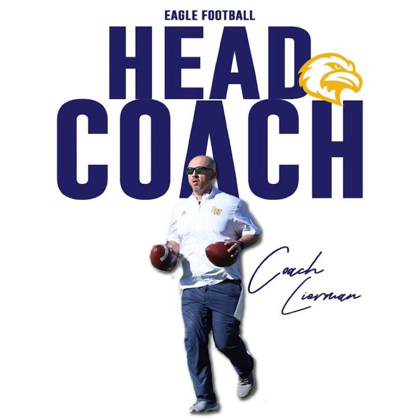 LNHSports's tweet image. CONGRATULATIONS to Coach Andy Lierman on being named the Liberty North Head Football Coach🦅 #WarEagle #HooRah