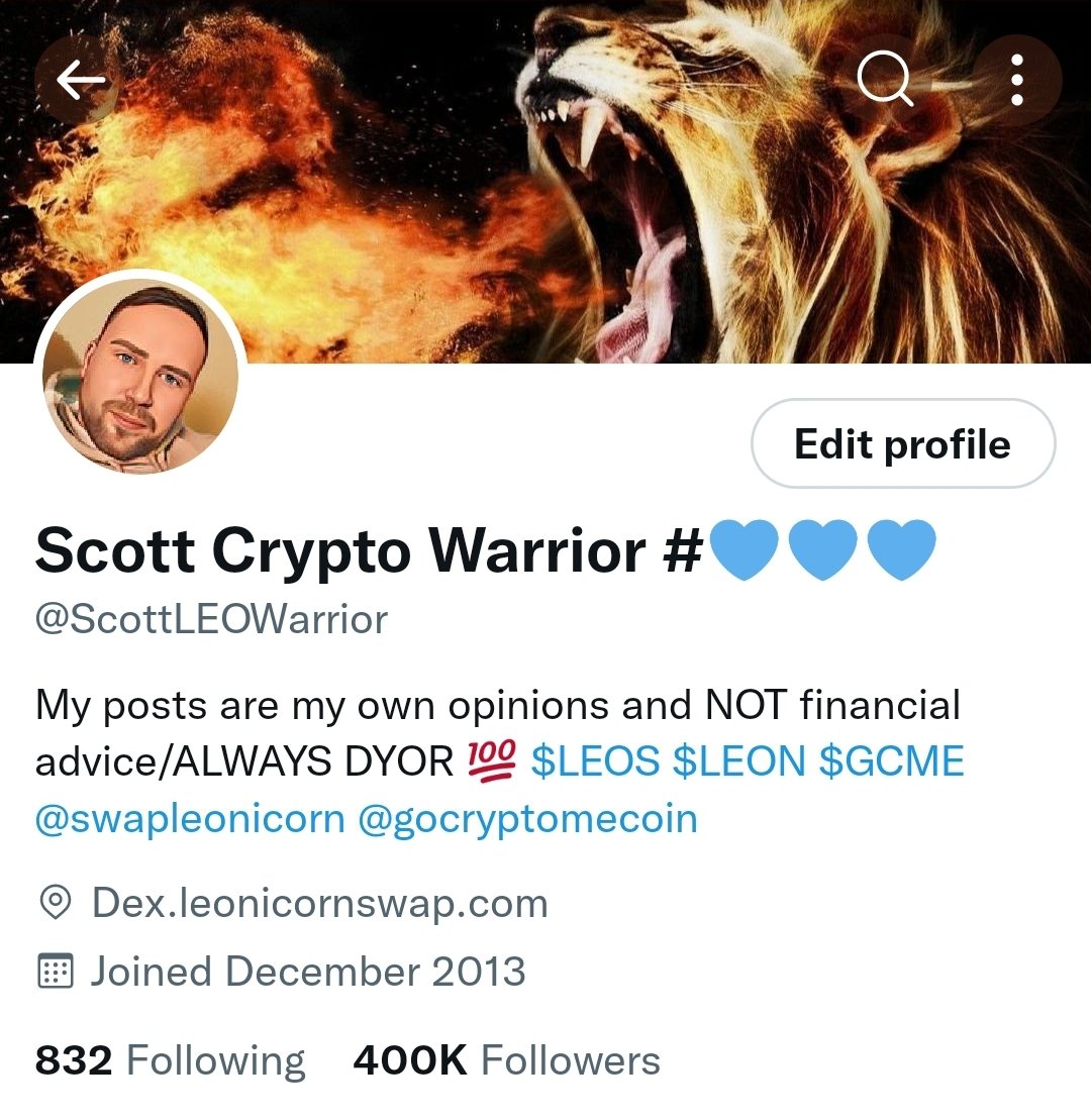 ScottLEOWarrior's tweet image. I will send one random person who RTS and has my notifications on $400 in 24hrs
Thanks for all 400k supporters you all mean the world to me