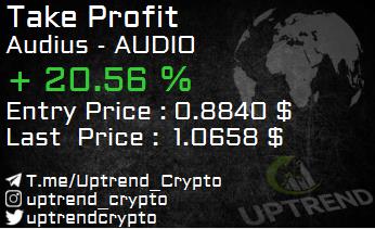 #Crypto
#Cryptocurrency
#Uptrend
#Uptrend_Crypto
#Bitcoin
#BTC

#Take_Profit
#Audius
#AUDIO

Note : For Real Time Signals Join Our Telegram Channel => t.me/uptrend_crypto