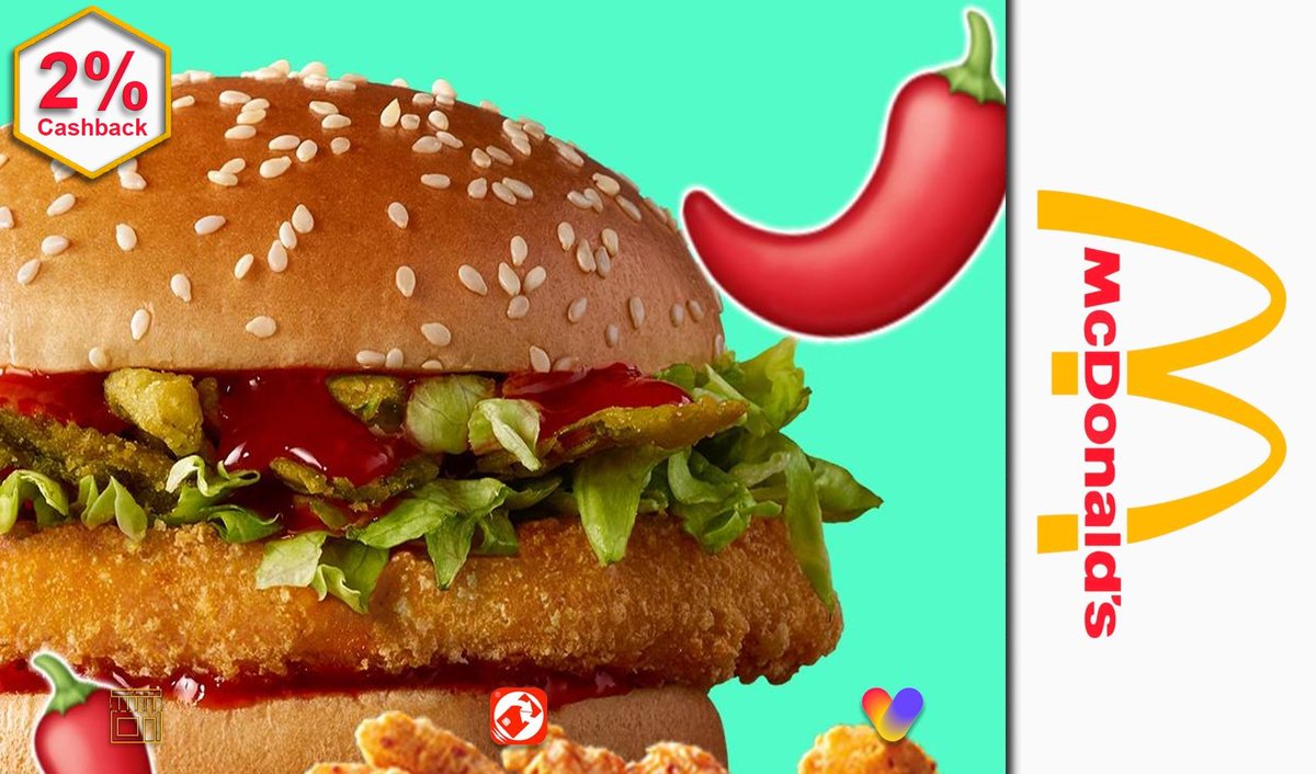 2% Cashback In Store <a href="/McDonaldsUK/">McDonald's UK</a> Burgers, Fires, Salads and more! 'Upload Your Receipt' 🍔🍟🍗🥤🍏🥗 cashbackapp.com