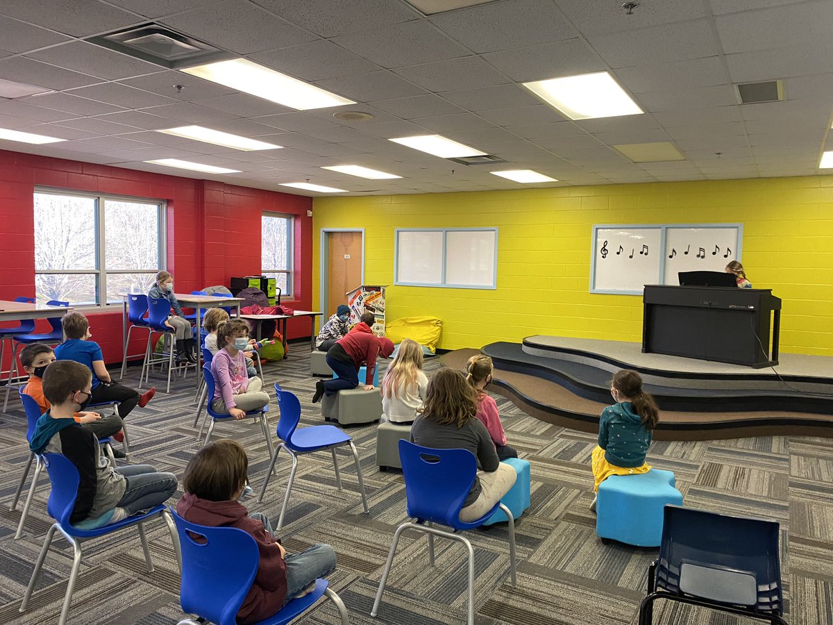 Grade 2 Ramsay students finishing their Piano unit with a recital! Awesome musicians. @SSRCE_NS
