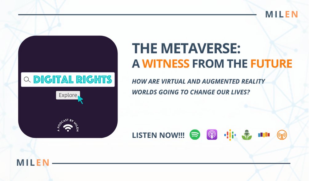 Our latest #podcast episode is about the #Metaverse!

Join us as we talk to @RoolvinkStefan / <a href="/RathenauNL/">Rathenau Instituut</a> and <a href="/Adjoa_Juliet/">Juliet A. Amoah</a> / <a href="/penplusbytes/">@penplusbytes</a>. 

What are the opportunities and challenges the Metaverse could bring to #DigitalRights?! 🧐😉
open.spotify.com/episode/1RJRnh… with <a href="/dw_akademie/">DW Akademie</a>