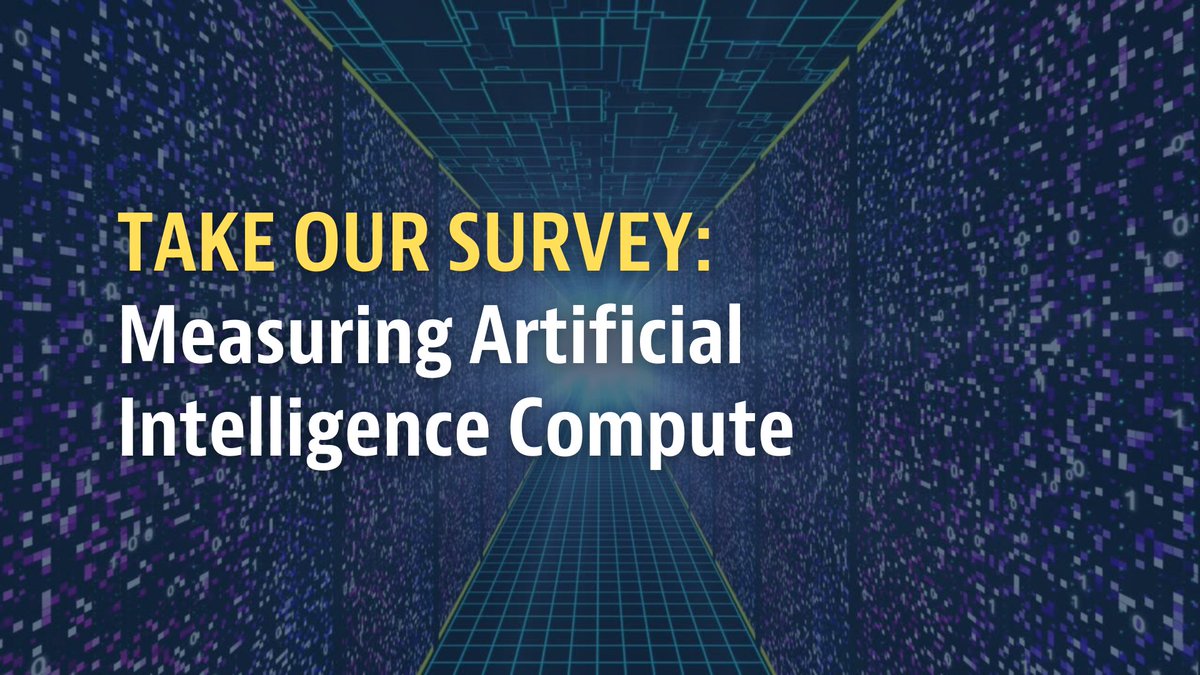 Are you a user, supplier or do you have technical knowledge of #AIcompute❓ 

✔️ Take our survey on metrics, proxies, indicators & frameworks used to measure #AI computing resources as well as related environmental impacts 👉 lnkd.in/gMuWSdgU

#OECDAI #AIpolicy