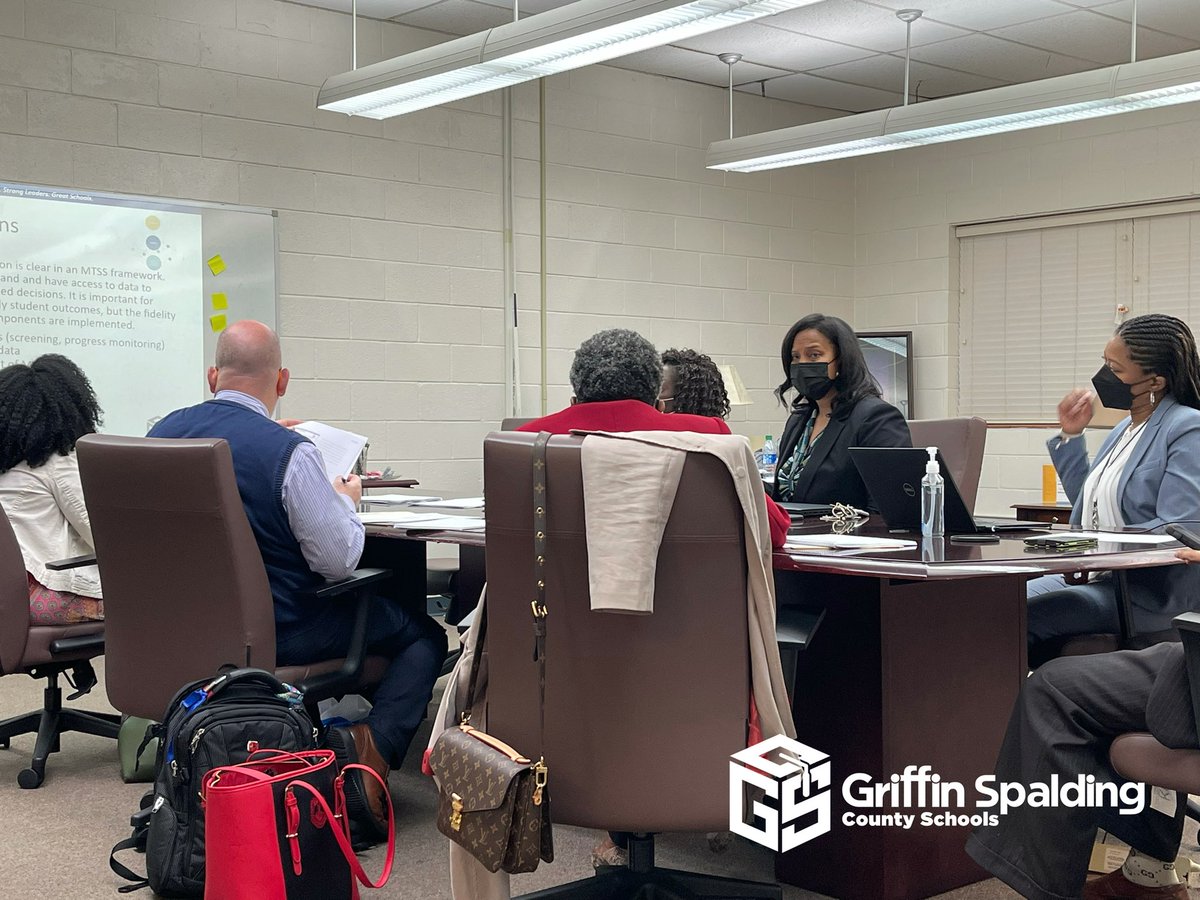 Happy to have <a href="/GaSSTAGE/">SSTAGE</a> join us in <a href="/GriffinSpalding/">Griffin-Spalding K12</a> this morning. Proud of the work our staff is doing with #MTSS for our students.
