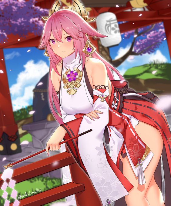 八重神子
#原神  #GenshinImpact #yaemiko 