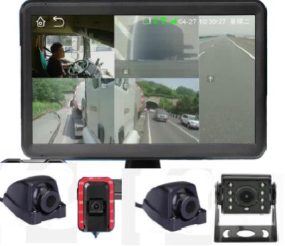 10.1inch 5ch system support 4G, GPS, DMs/BSD/ADAS function. DM for more details #vehiclecctv #vehiclesafety #truckcamera #monitor #carcamera