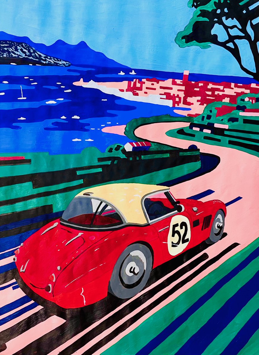 ICHS Art: Rajvir’s excellent A2 classic car poster painting in the style of Tim Layzell’s work.
#creativesocietyichs #ICHS-SUCCESS