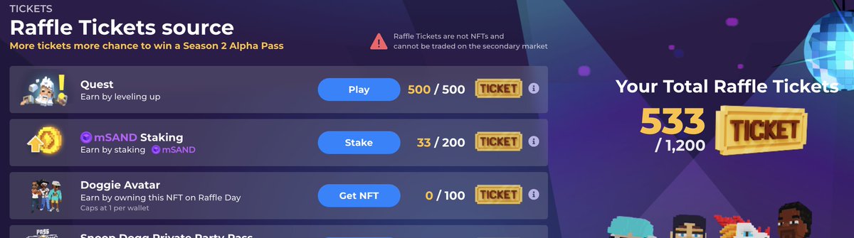 CoalDenis's tweet photo. @TheSandboxGame Raffle Tickets #SandboxAlphaS2Contest for a chance to earn up to 1,000 $SAND! Starting March 22 - Ticket Day. 
👇 #SandboxAlphaS2 https://t.co/tQTu1cYGh1