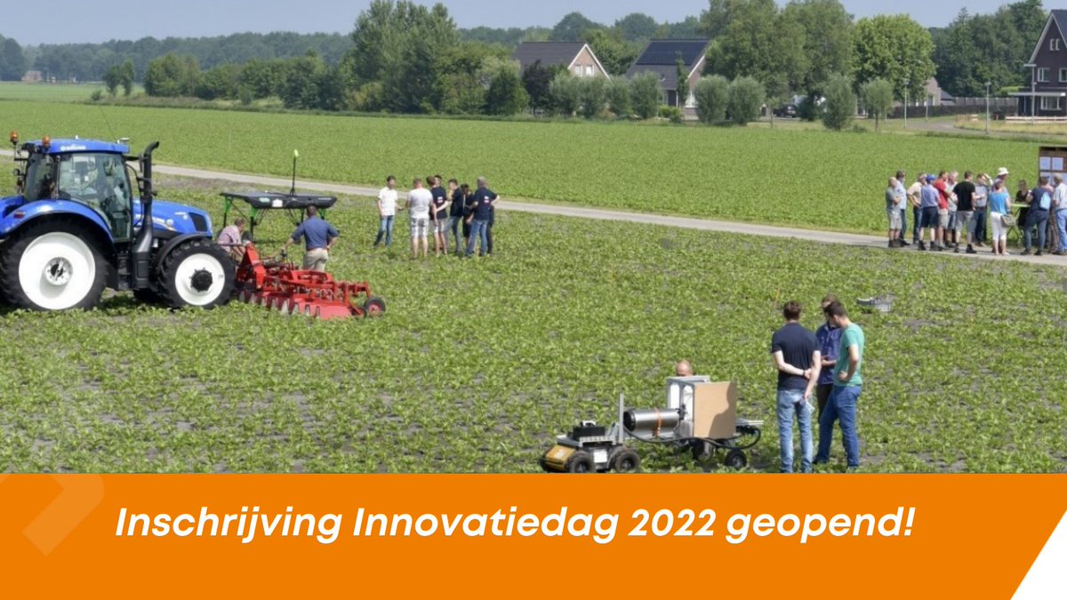 🥳 De inschrijving voor de Innovatiedag 2022 is geopend!! 
👉 Meer weten of inschrijven? Ga dan naar innovatieveenkolonien.nl/innovatiedag-2… 

#innovatie #veenkolonien #innovatiedag #robotisering #onkruid #boerderijvandetoekomst