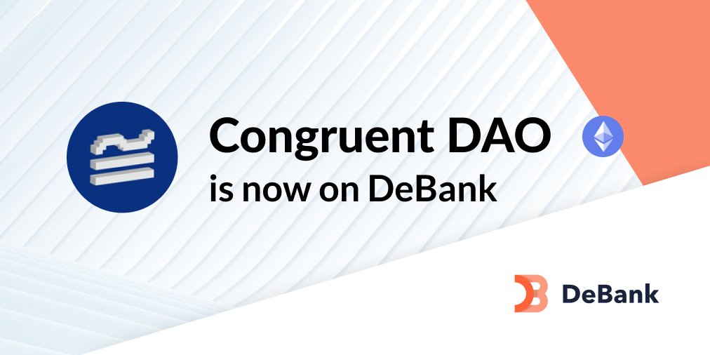 Now you can track your staked $Gaas balance from Congruent DAO on debank.com! (<a href="/ethereum/">Ethereum</a> version)

Hat tip to all @CongruentFi voters!
debank.com/vote/12179