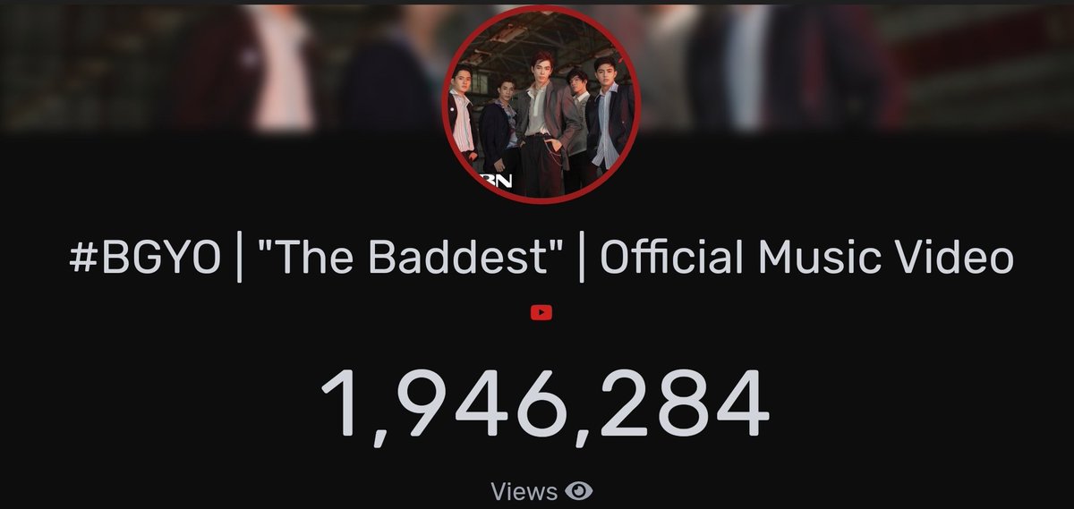 BGYOYoutubeTeam's tweet photo. 💥CHECK-POINT 💥

Click the link, stream once, share this tweet ⤵️

The Baddest MV🔗https://t.co/bd8oyp54CI

Unlock: 2M Views
Needed views: 53,716

#BGYO_TheBaddest
#BGYO @bgyo_ph https://t.co/Vu1ZtSmuD2