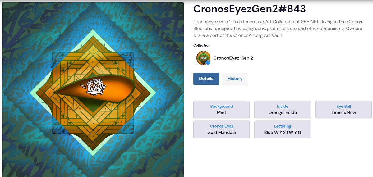 TheBotKeeper1's tweet photo. Hey guys! just put this beautiful thing up for sale! 
 @cronoseyezNFT are currently staking on @CyborgSwapDEX  for x25! Im selling it for 5% below floor price because I need the funds! Please go and check it out!
https://t.co/fLpZyo2z6Z https://t.co/ZfDeqWaL1o