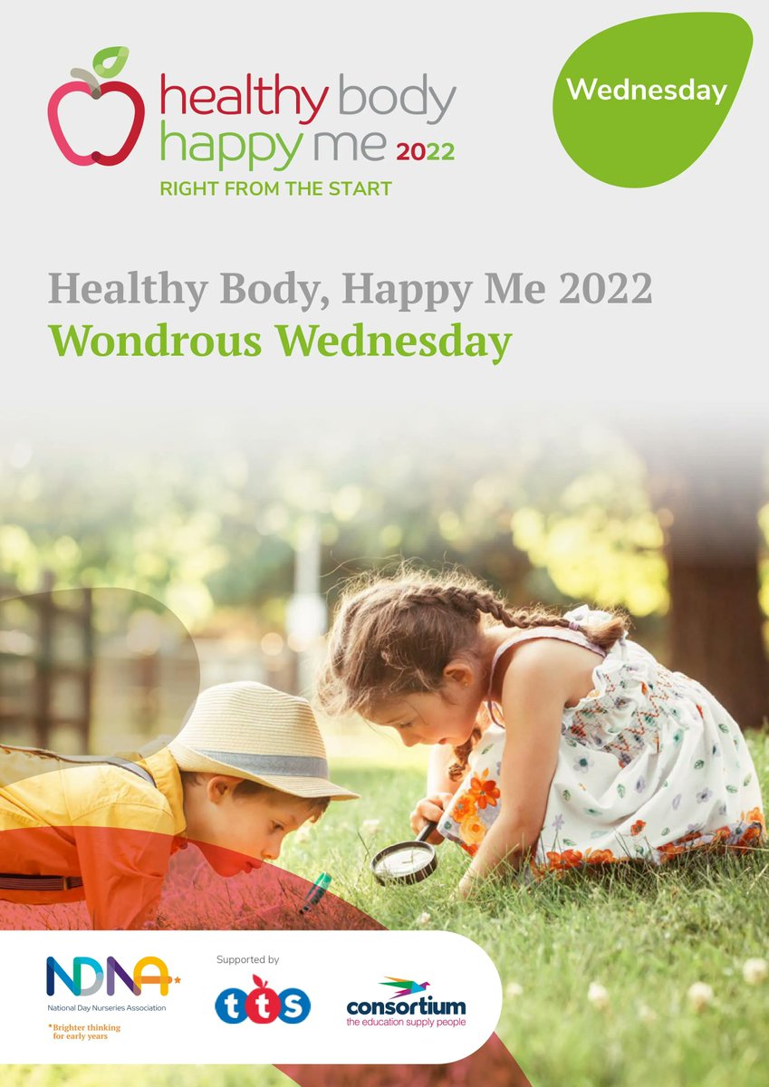 This week is #HealthyBodyHappyMe week, pop over to buff.ly/3eywH4K
 @NDNAtalk for more great early years resources...today is #WondrousWednesday 😀 
#earlyyears #nurseries #playandlearning #healthworks #healthworkspreschool #childdevelopment