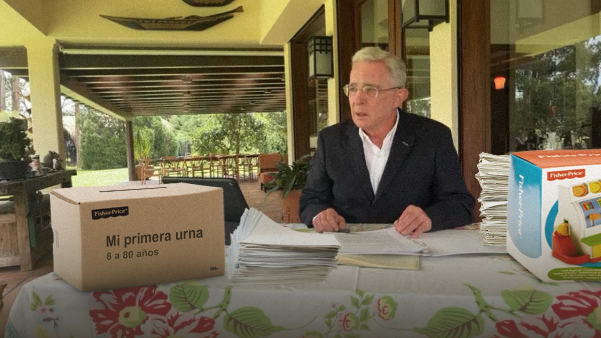 actualidadpanam's tweet image. Para no quedarse con las ganas, Álvaro Uribe se levantó temprano a jugar al recuento de votos.