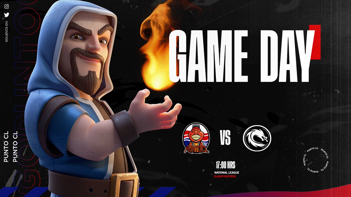 Punto CL eSports (@puntocl_esp) on Twitter photo #Clashroyale | Game day ⚔️
Hoy disputamos nuestro segundo clasificatorio , buscando un cupo para la @NationaLeague_ .
🆚| <a href="/Orora_Gaming/">Ōrora Gaming</a>
🕐| 17:00 🇨🇱
🔰 | Clasificatorio
🏆| @NationaLeague_
🆑PUNTO🆑 #Clashroyale | Game day ⚔️
Hoy disputamos nuestro segundo clasificatorio , buscando un cupo para la @NationaLeague_ .
🆚| <a href="/Orora_Gaming/">Ōrora Gaming</a>
🕐| 17:00 🇨🇱
🔰 | Clasificatorio
🏆| @NationaLeague_
🆑PUNTO🆑