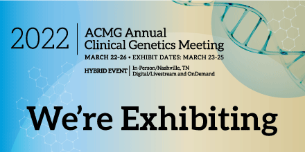 The HudsonAlpha Center for Genomic Health is exhibiting at the American College of Medical Genetics annual meeting #ACMGMtg22 this week. Visit us at booth #615 to learn how we are elevating the power of genomics.