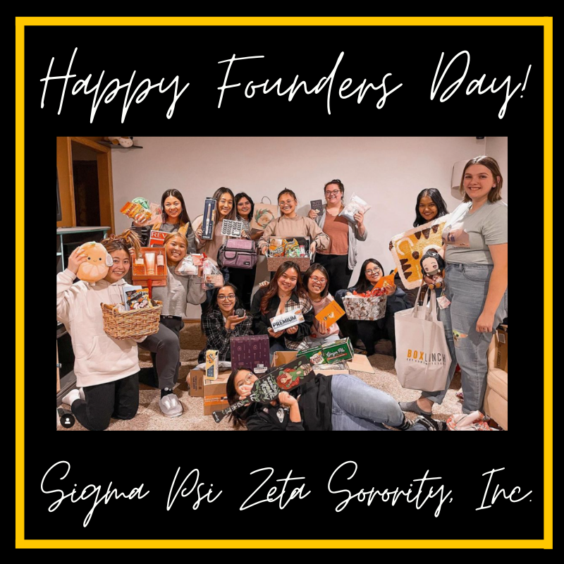 Happy Founders Day to the members of Sigma Psi Zeta Sorority, Inc., established at the University at Albany, State University of New York on March 23, 1994. Sigma Psi Zeta is a progressive, multicultural Greek organization working to combat violence against womxn. Enjoy your day!