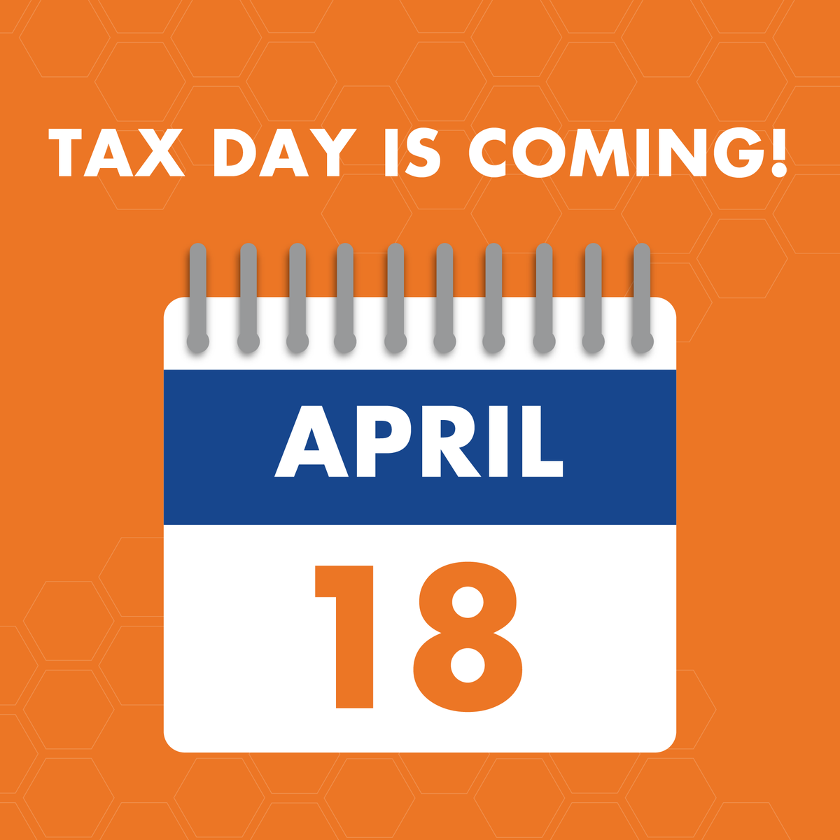BeehiveIns's tweet photo. For most taxpayers, the deadline to file and pay tax owed is Monday, April 18, 2022. Did you know that Beehive Insurance works closely with the @UACPA? Let's all remember to thank our accountants for all their hard work and expertise.
#BeehiveInsurance #UtahInsurance https://t.co/kMQrHwKydJ