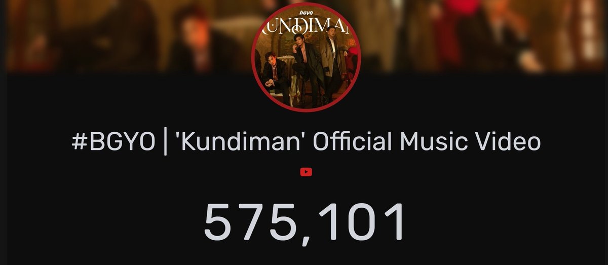 BGYOYoutubeTeam's tweet photo. 💥CHECK-POINT 💥

Click the link, stream once, share this tweet ⤵️

Kundiman MV🔗https://t.co/bd8oyp54CI

Unlock: 600K Views
Needed views: 24,899

#BGYO_Kundiman
#BGYO @bgyo_ph https://t.co/qXWWR84bH5