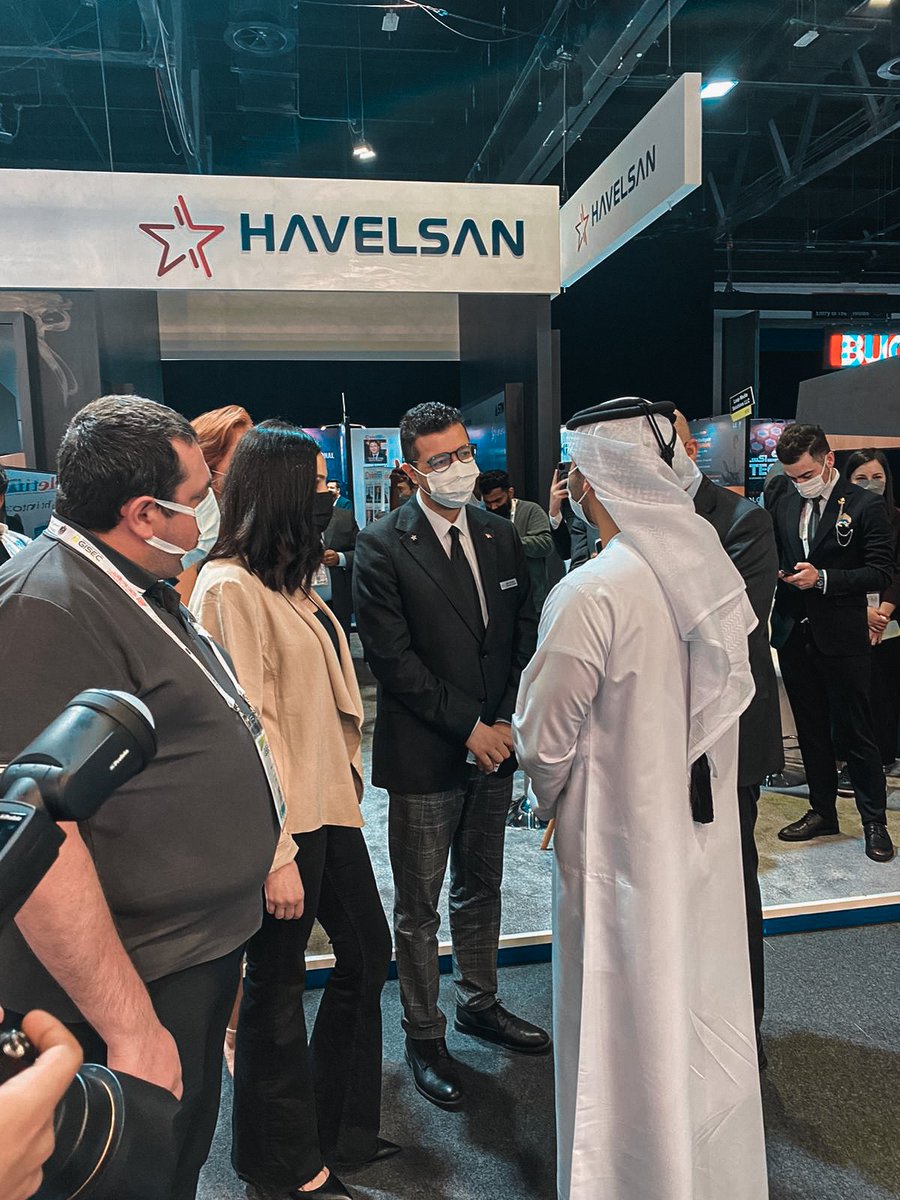 BilgeSGT's tweet photo. We hosted His Honour Sheikh Mansoor bin Mohammed Al Maktoum and informed him about the Turkish Cyber Security ecosystem and Turkish Cyber Security Cluster on the last day of #GISEC2022 https://t.co/6M9DOT7Kzm