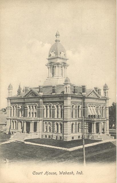 The <a href="/VisitWabashCo/">Visit Wabash County</a> Courthouse in Wabash, Ind., is the county's second courthouse. ... Well. Secondish.