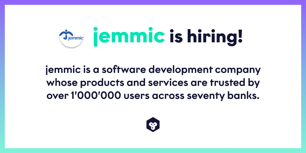 nextenio's tweet photo. π jemmic is hiring a QA Engineer!
Meet jemmic on https://t.co/K2vinn2lAx π
π https://t.co/zvJOmac8gu
#joboffer #techhirestech #techishiring #luxembourg https://t.co/YIO0NnRH04