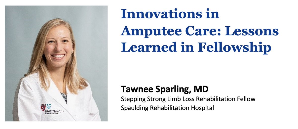 steppingstrong1's tweet photo. Save the date - April 1, 12pm - for a virtual #GrandRounds featuring inaugural #SteppingStrong Amputation Fellow Tawnee Sparling, MD

CME credits are available 

Register: https://t.co/jLHBCal4Nw

#MedTwitter https://t.co/lGeBteCm0H