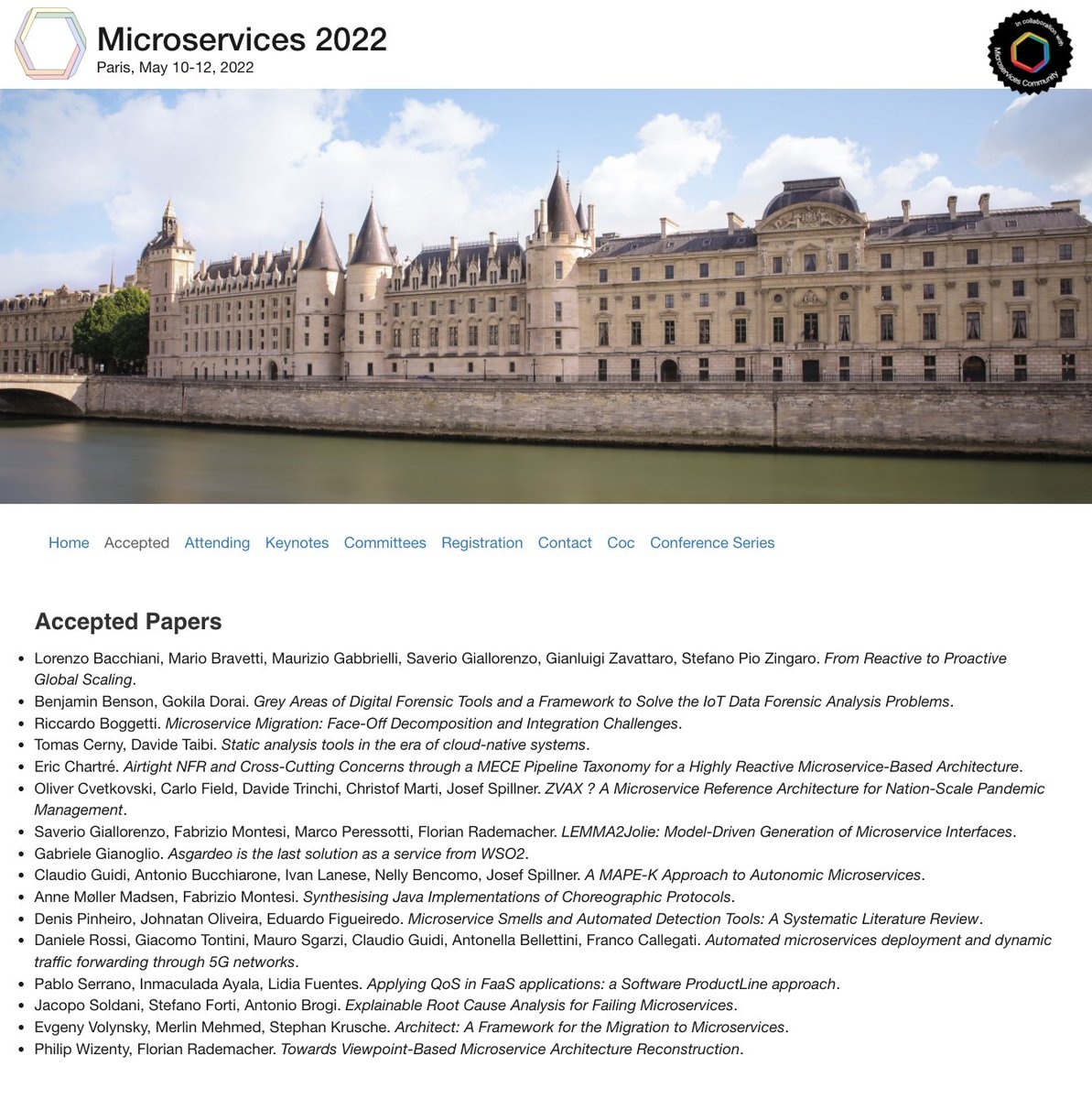 Microservices Conference tweet media