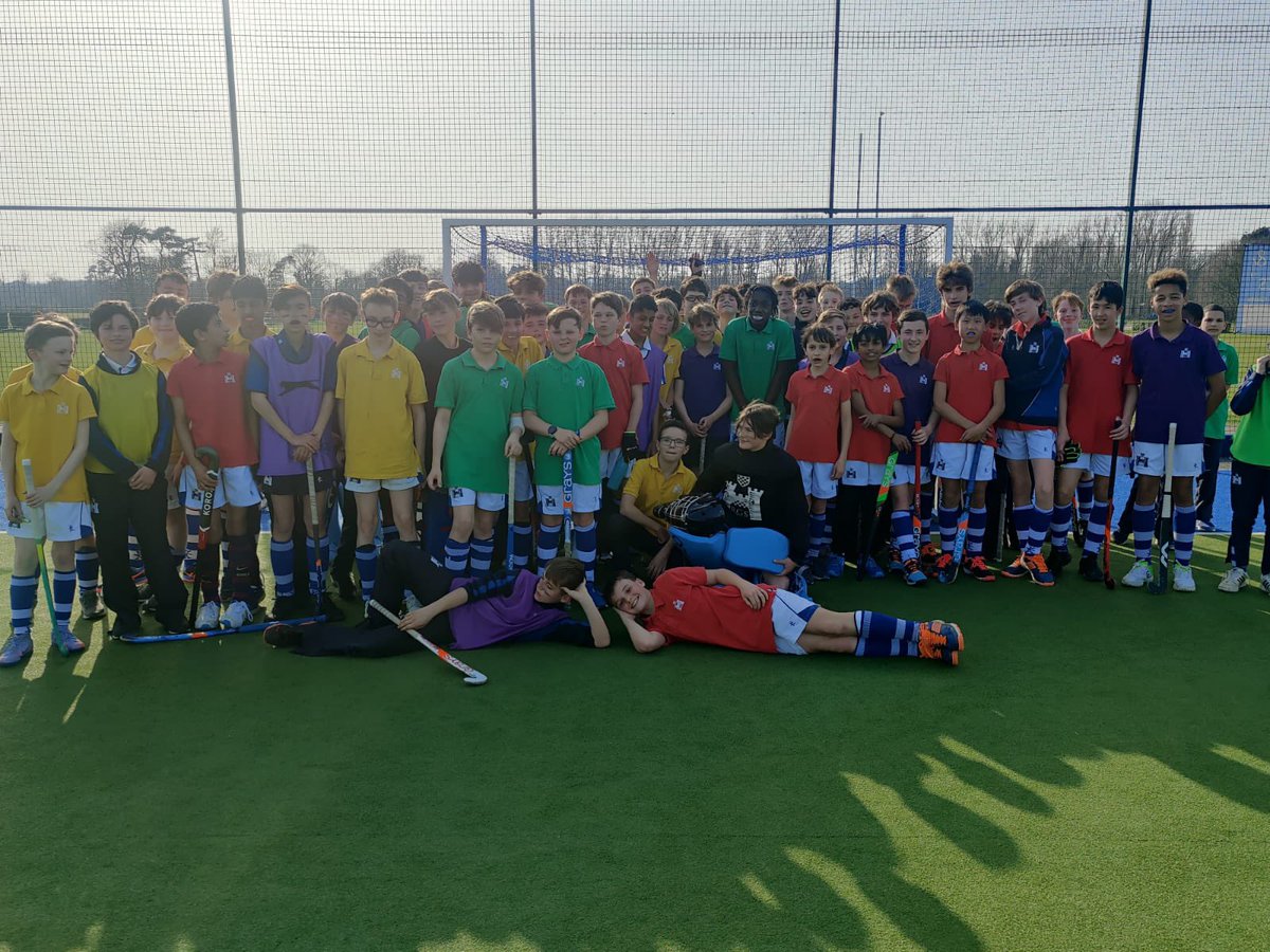 2nd &amp; 3rdYr boys enjoying the first couple of days of House Hockey in the sunshine. Showing off their skills and having great fun!