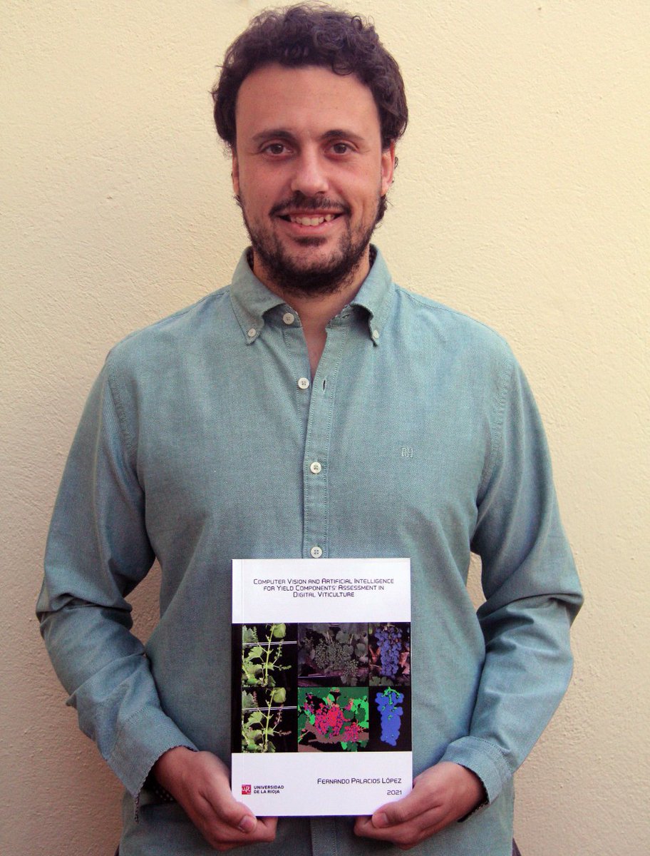 Fernando Palacios López #doctorUR con la tesis 'Visión por ordenador e inteligencia artificial para la evaluación de los componentes del rendimiento en la viticultura digital'.  

¡Enhorabuena, Fernando 👏👏👏👏!

ℹ️ my.mtr.cool/vduifsgisv
