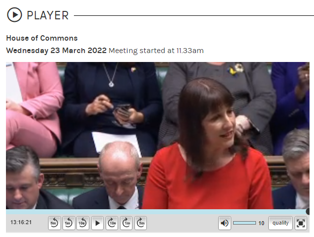 KevinHiggins27's tweet photo. . @RachelReevesMP name-checks @MartinSLewis and tears into @RishiSunak on fuel poverty & benefit uprating ... "wholly inadequate"
#IsThatIt
#SpringStatement
#SpringStatement22
#SpringStatement2022
#CostOfLivingCrisis https://t.co/zxhJKlmAst