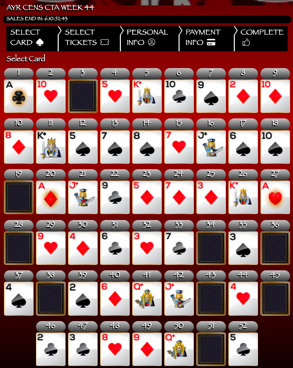 Somewhere here is the Ace of Spades worth over $15,000 <a href="/4_cens/">Ayr Centennials Alumni</a> <a href="/KatherinemayPR/">Katherine Bennett</a> <a href="/suzannnekelley/">SUZ💫</a> 
ayrcta.ca