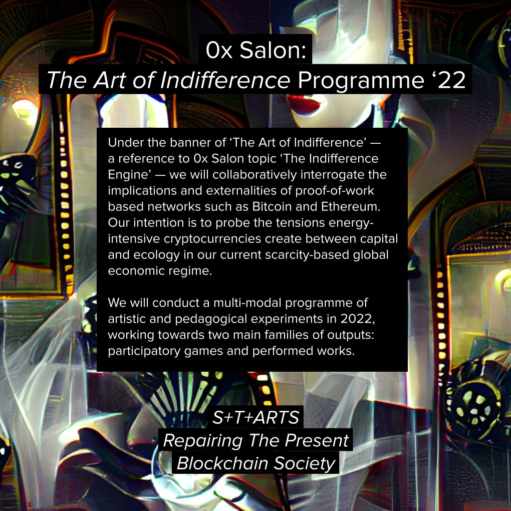0x Salon Project Reveal The Art Of Indifference 22 The 0x Salon And Janitor At Large Wassimalsindi Have Been Selected For A Fellowship By The Startseu Repairingthepresent Initiative Hosted By Art Hub