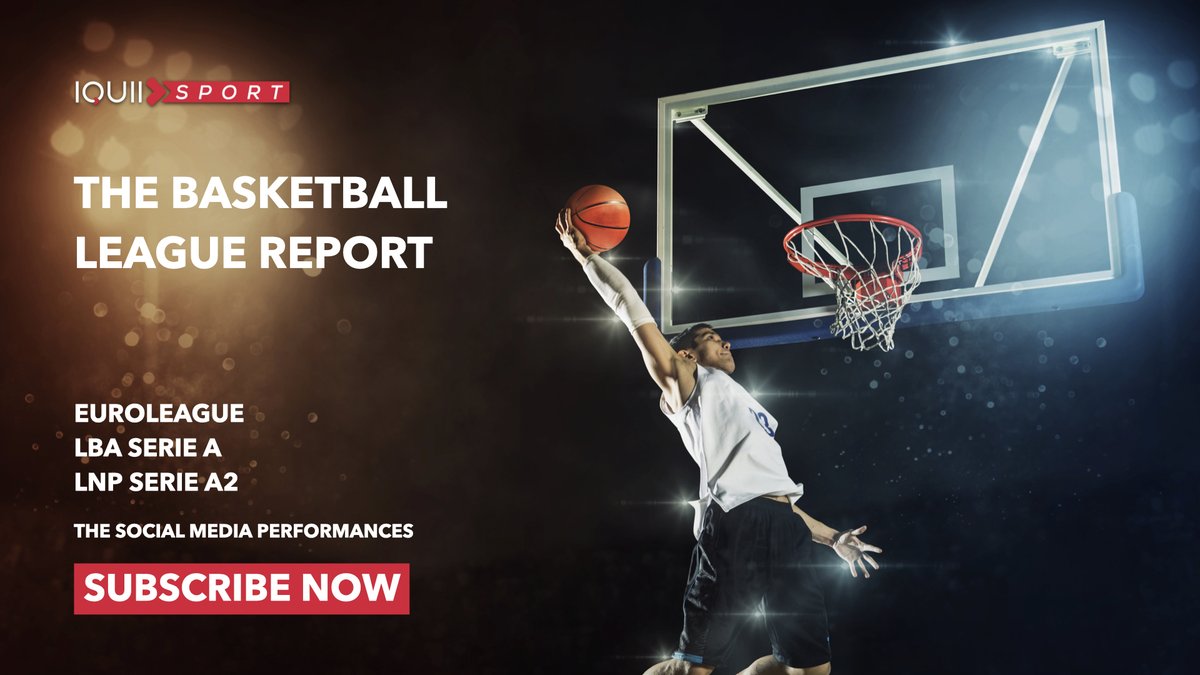 IQUIISport's tweet photo. 🏀 #EuroLeague, #LBASerieA and #LNPSerieA2: you'll find them in #TBLReport!

Our monthly tool lets you analyse the European #basketball scenario to understand the newest trends and define your strategy.

The new issue will be out tomorrow. Subscribe now 👉 https://t.co/g6Xb7e63qC https://t.co/1qZzoy0l0X