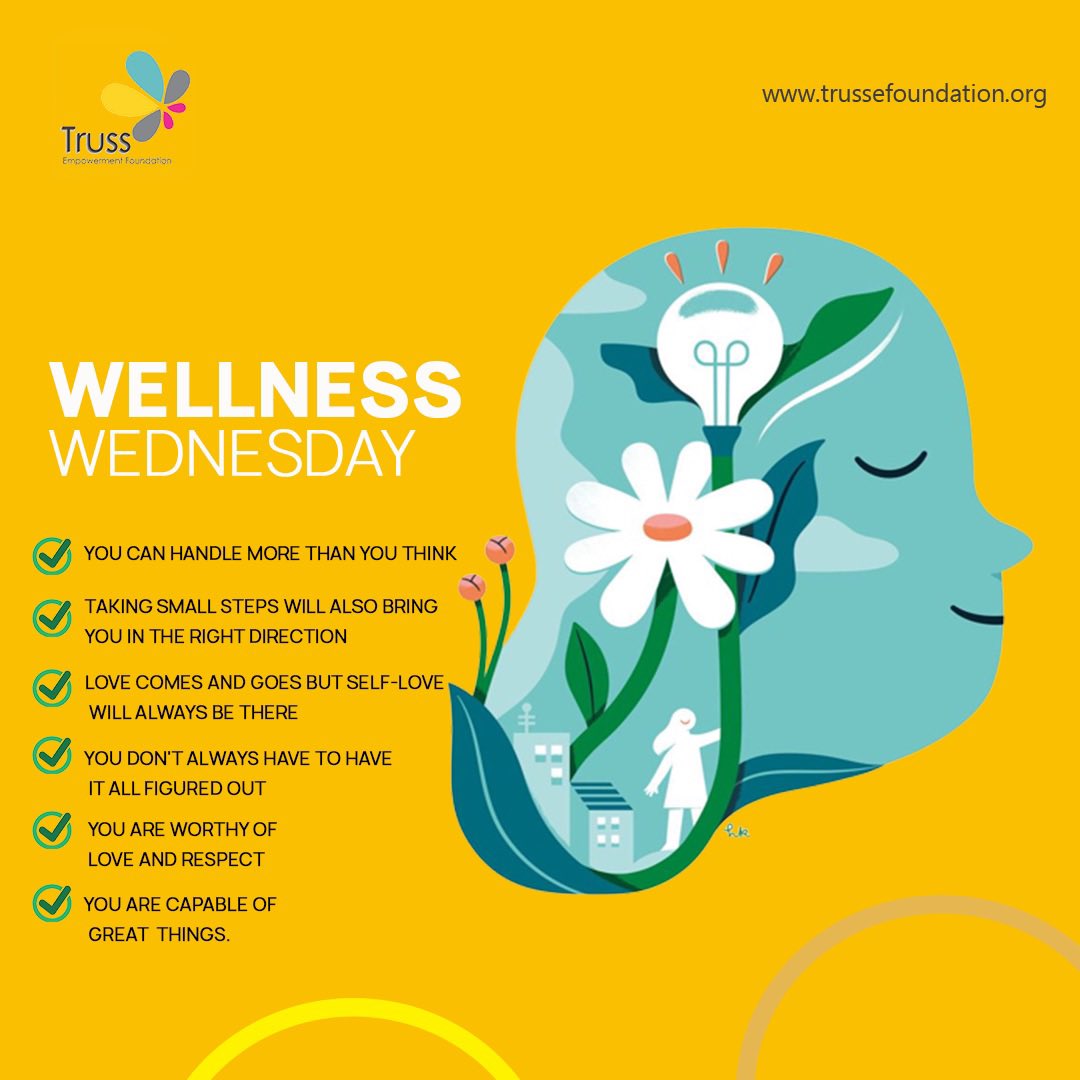 trussfdn's tweet photo. You made it to the middle of the week! 

You’ve got this! 

#trusstribe #midweekmotivation #trussempowermentfoundation #wellnesswednesdays https://t.co/kgSA7s7IH8