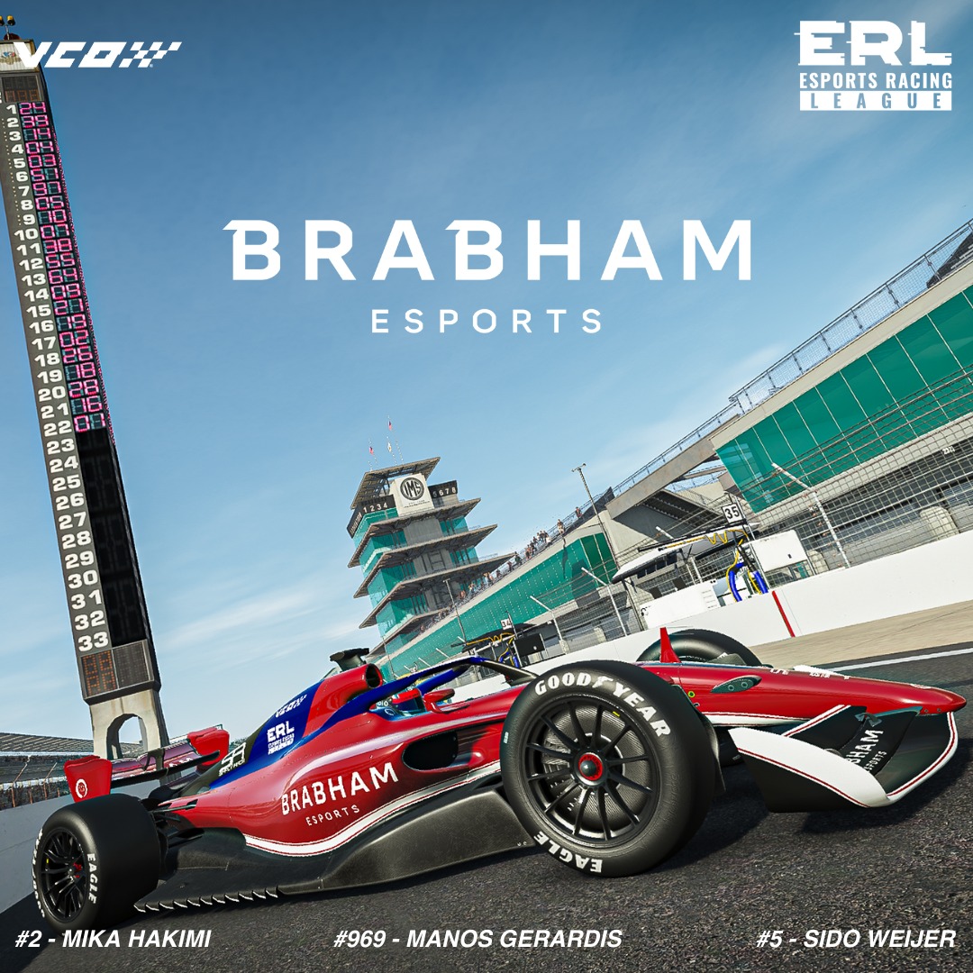 Brabham Esports Team are back in action this evening, for round two of the VCO ERL Spring Cup. ▶️ Tune into the VCO’s Twitch and YouTube channels from 6pm to see Manos Gerardis, Mika Hakimi and Sido Weijer build on their 16th-place standing. #BrabhamEsports #vcoesports #vcoerl