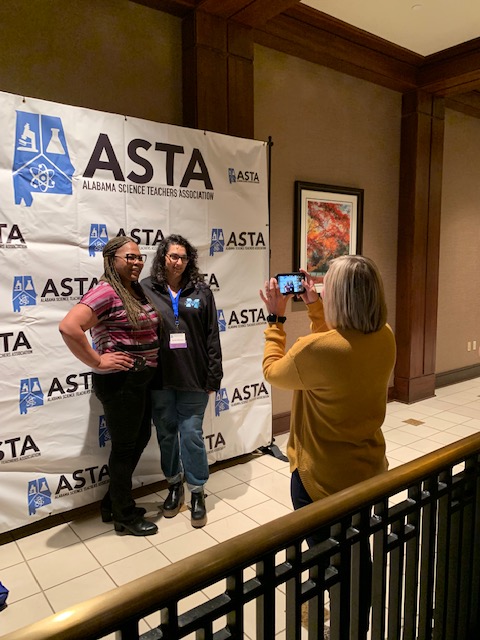 astascience's tweet photo. Just a few of AL star educators🤩 #ASTA22STEM https://t.co/GV5rBQsG7v