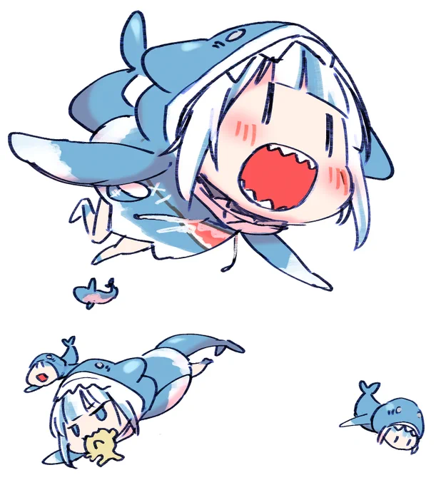 サメえいがだいすきだからシャークネードどうじしちょーたのしみ!!🦈
#戌神ころね #できたてころね
#gawrgura  #gawrt 