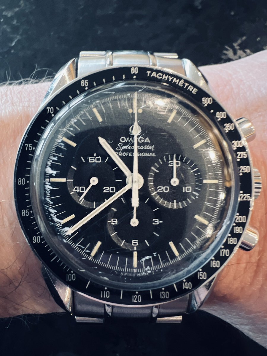 drericknight's tweet photo. @VancityReynolds In 1971, I bought my father the Omega Speedmaster moon watch for Father’s Day when I was 11 years old with money I save from shoveling, cutting grass… It was $235. When my father died in 2016, I got it back. I’m now 62. Great subplot! https://t.co/cdVitfMQnD