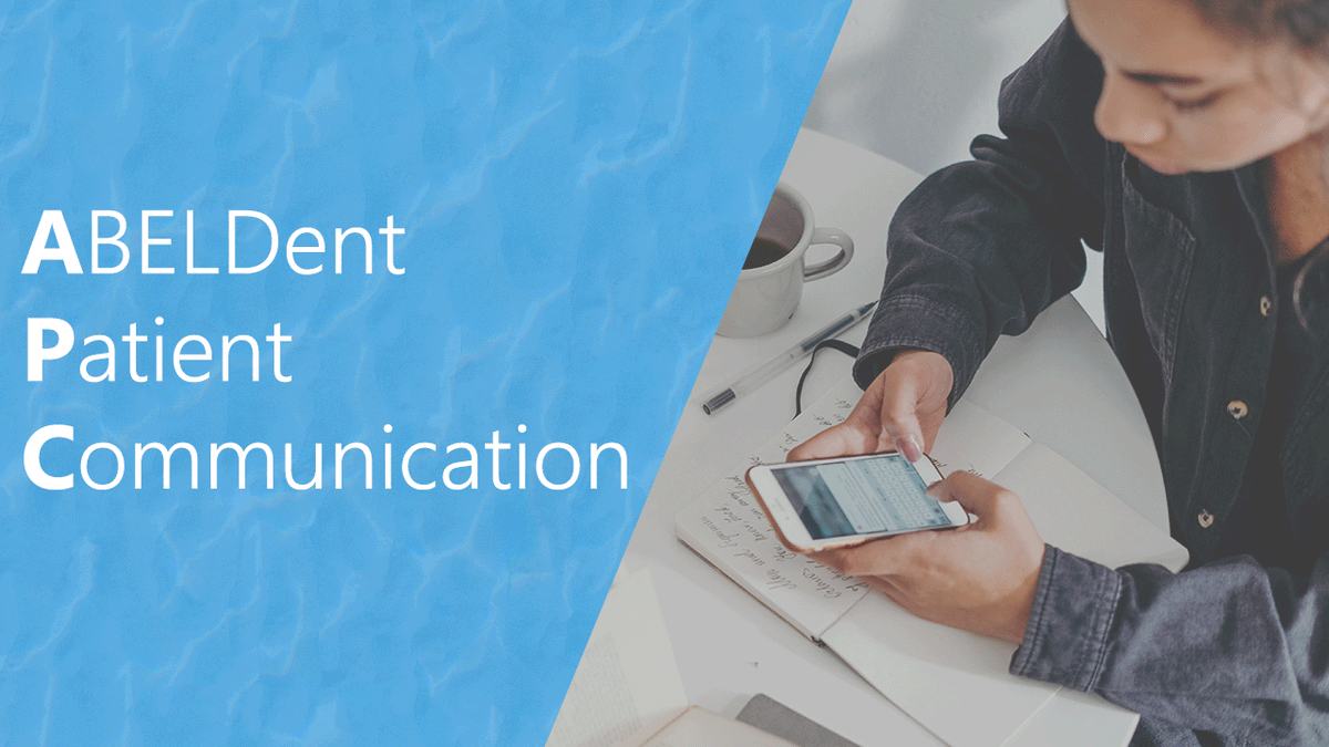 ABELDent's tweet photo. Have some of your patients fallen behind on treatment in the past two years? Does your office have an efficient way to contact patients who have outstanding treatment? APC is here to help by enhancing your office's communication with your patients. https://t.co/FhGQFmEkTE