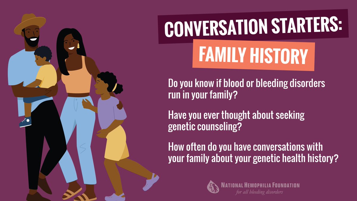 It's still #BleedingDisordersAwarenessMonth and the more we all know about inheritable #blood and #bleedingdisorders, the more we can work together to find a cure. Click ➡️bit.ly/bleeding_disor… to learn more. @NHF_Hemophilia