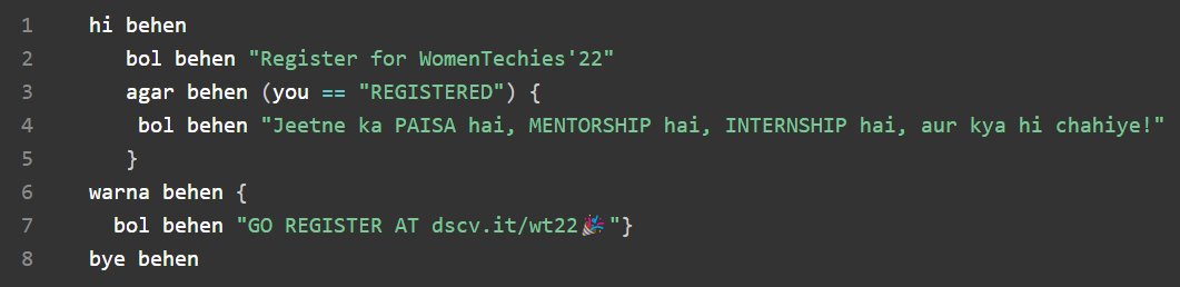 gdgvitvellore's tweet photo. Our version of Bhailang for WomenTechies'22😉
What are you waiting for?? Register now for WomenTechies 2022👾 @ 🔗: https://t.co/rH9Jit8rBH
See you there🤗!
#hacklikeagirl #womenwhocode #girlswhocode #womeninstem #bhailang https://t.co/6zewLmYhvi