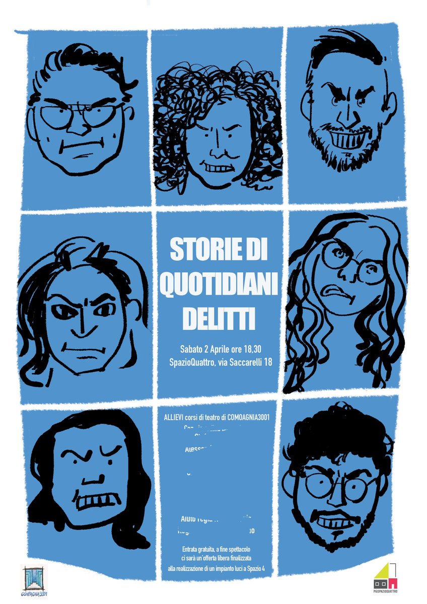 Se siete a Torino al 2 Aprile
Venite a vedere!

ポスター描いたよ! 