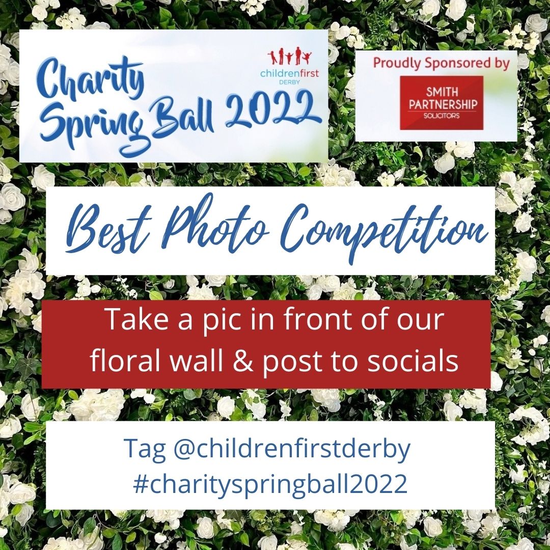 ChildrenFirstDerby (@chldnfirstderby) on Twitter photo Our Charity Spring Ball 2022 is this Sat 26th March -an evening not to be missed! For a chance to win best photo, post your pic in front of our floral wall tagging <a href="/ChldnFirstDerby/">ChildrenFirstDerby</a> using #charityspringball2022 eBay auction already open - to bid click 👉 bit.ly/3w80Cuh Our Charity Spring Ball 2022 is this Sat 26th March -an evening not to be missed! For a chance to win best photo, post your pic in front of our floral wall tagging <a href="/ChldnFirstDerby/">ChildrenFirstDerby</a> using #charityspringball2022 eBay auction already open - to bid click 👉 bit.ly/3w80Cuh