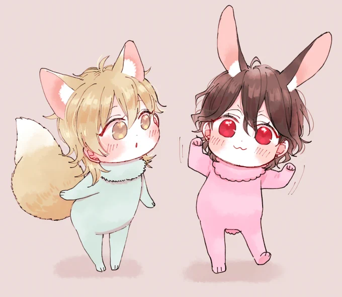 🦊パワ?
🐰パワー!!!!! 
