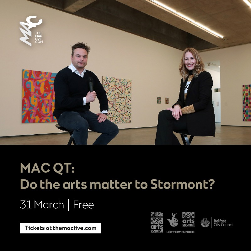 TheMACBelfast's tweet photo. Come along for a pre-election opportunity to hear what the people who want your vote have to say, and more importantly, what they plan to do about it.
You're welcome to ask any question you like. To send your question in advance email tickets@themaclive.com.
#MACQT
