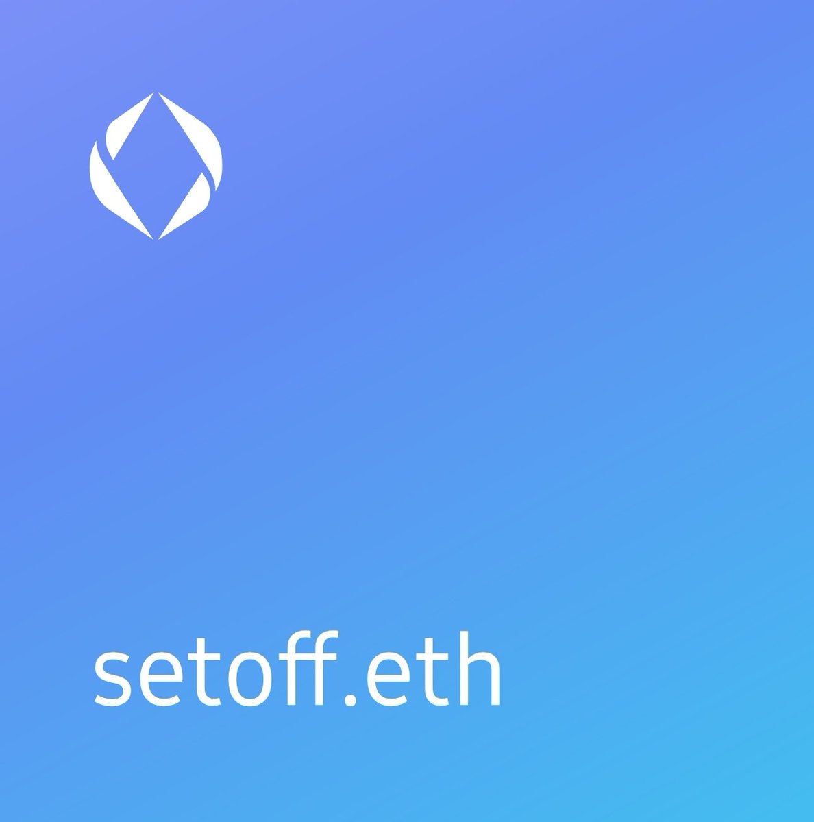 GigaEmperor's tweet image. Woot woot 🔥 
setoff.eth
#setoff

#ens #ENS #ensdomains #eth #verb #domain #nft #set #off