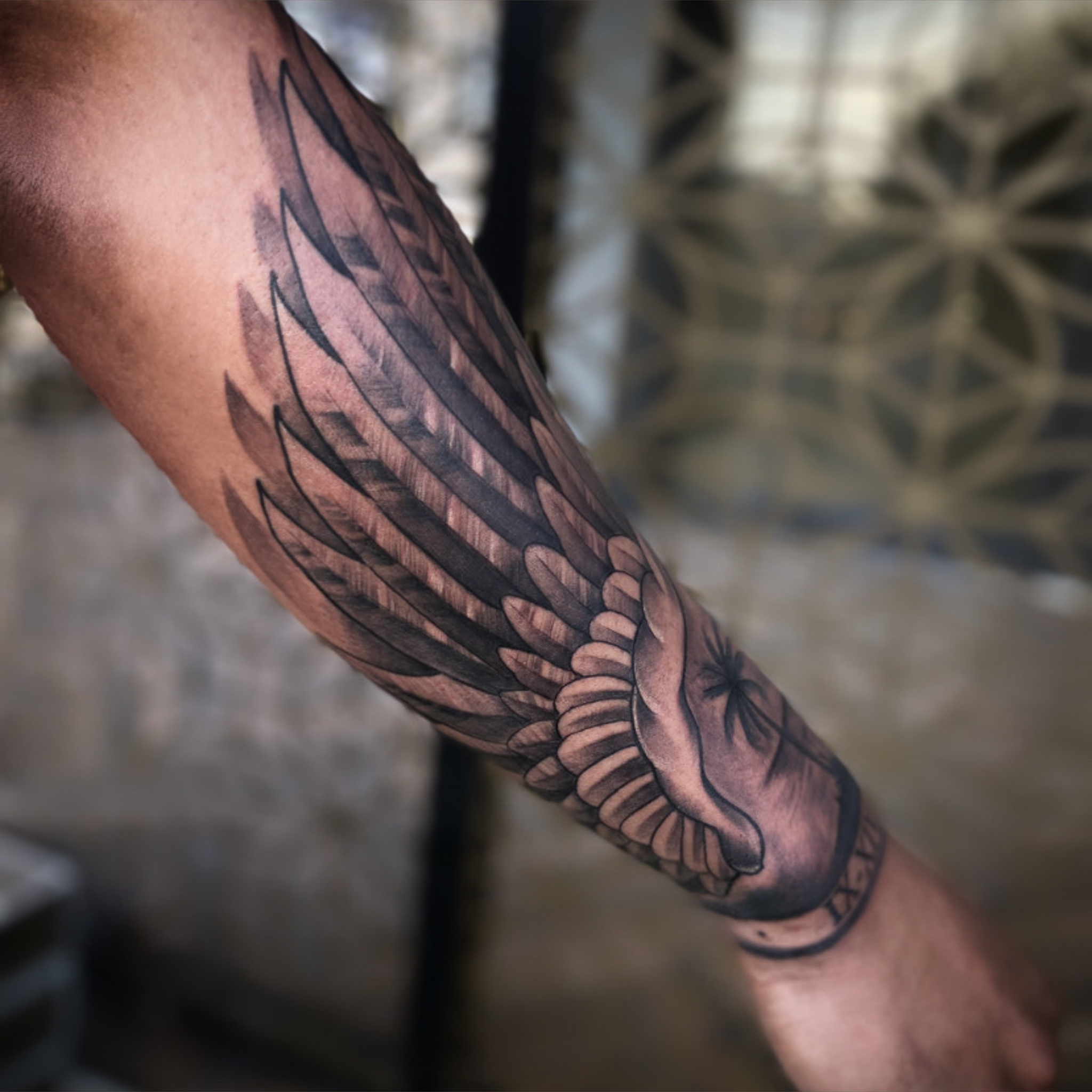 Update 73+ eagle wing tattoo forearm super hot in.eteachers