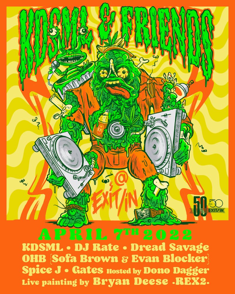 Stoked for 4/7 at <a href="/EXIT_IN/">EXIT/IN</a> w the homies!